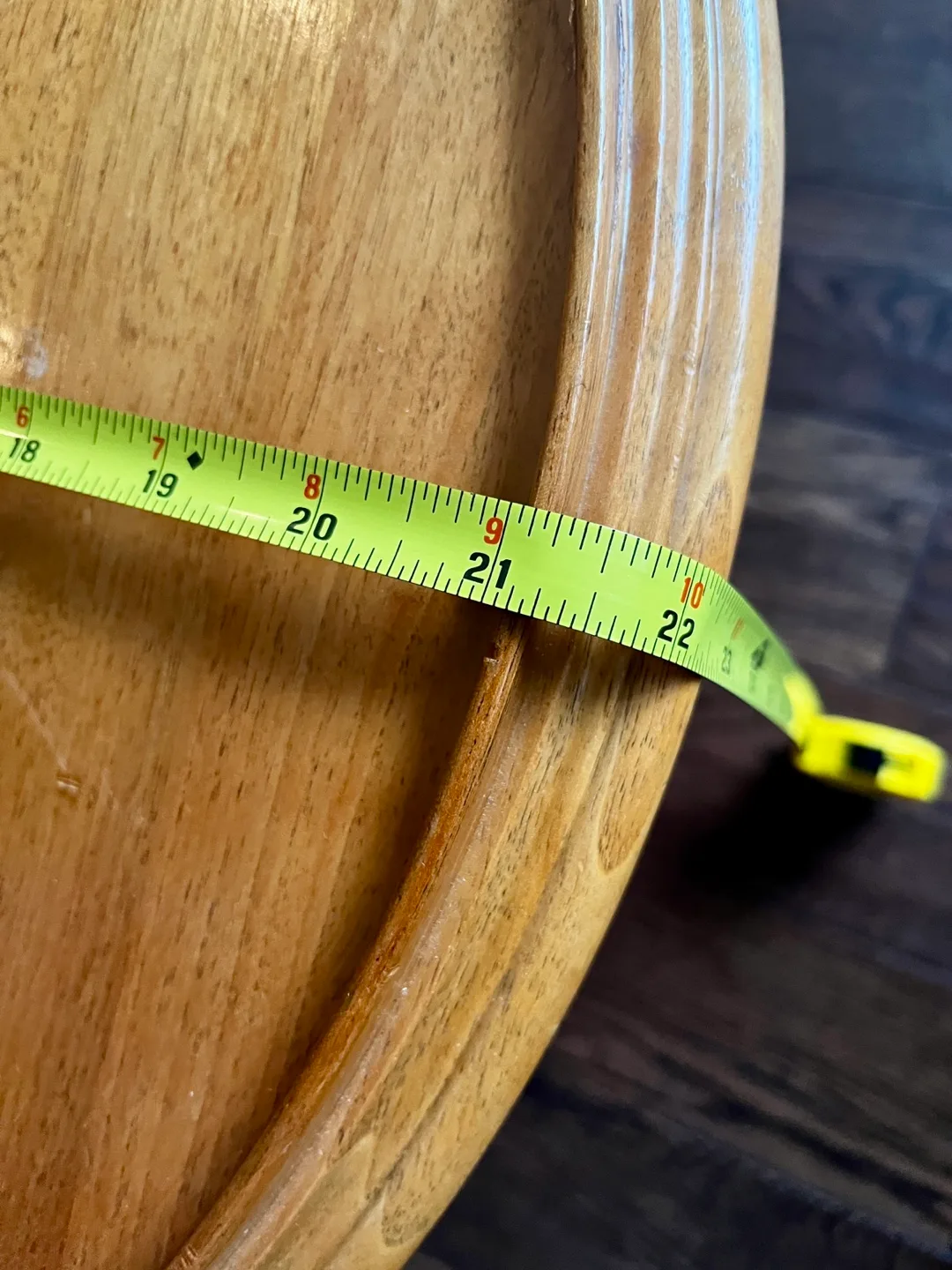 Round Wooden Side Table - 22 inch diameter image indicator(4)