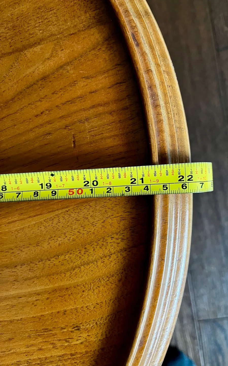 Round Wooden Side Table - 22 inch diameter image indicator(5)