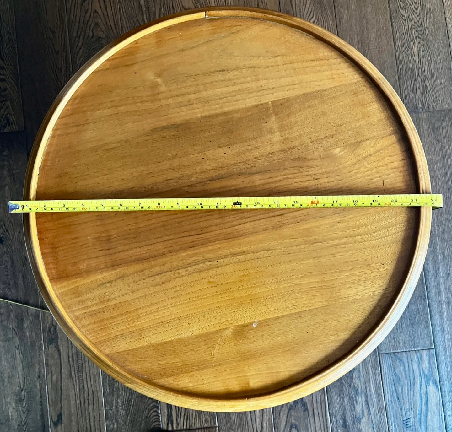 Round Wooden Side Table - 22 inch diameter image indicator(6)