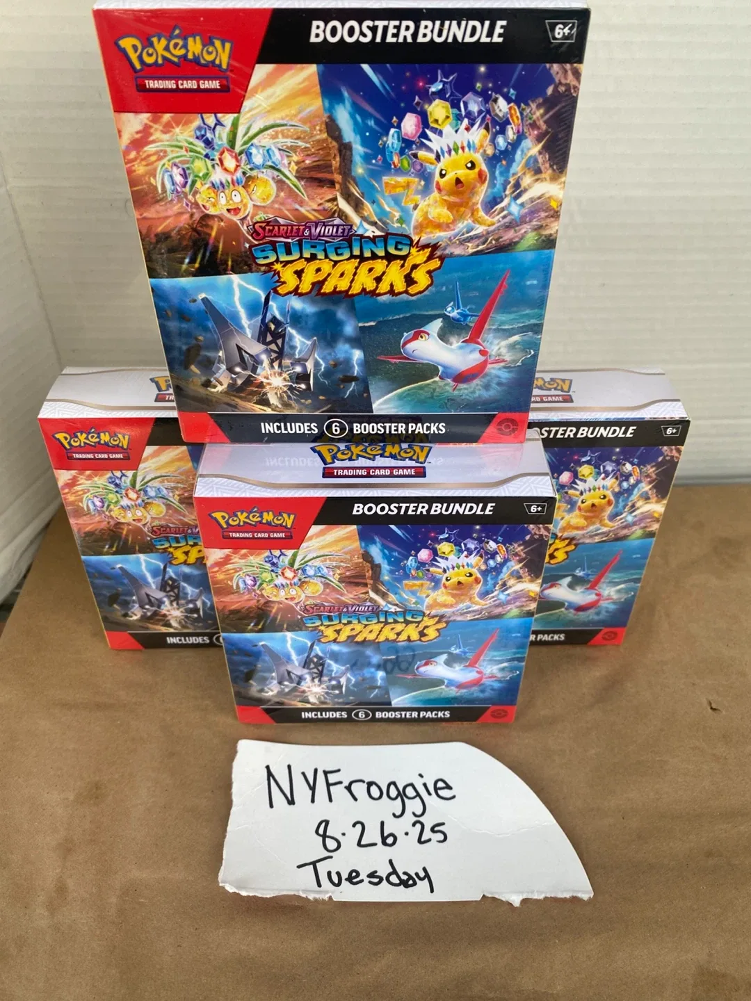 Pokemon TCG S&V Surging Sparks Booster Bundle