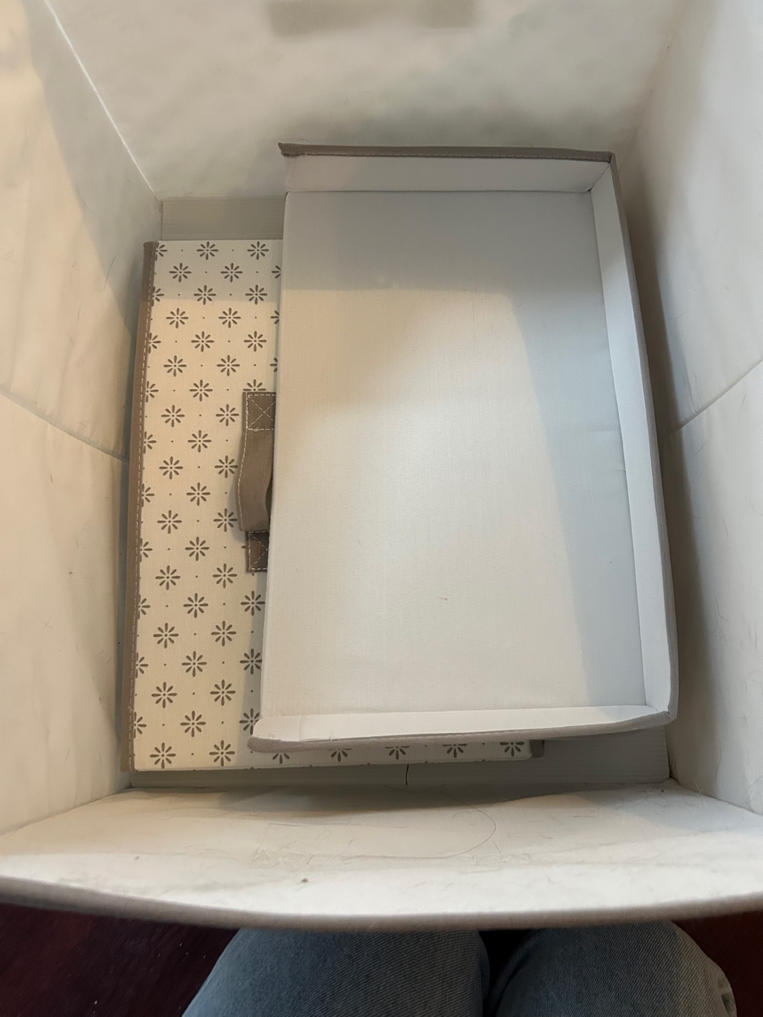 Fabric Storage Boxes with Lids - Set of 2 - photo 5