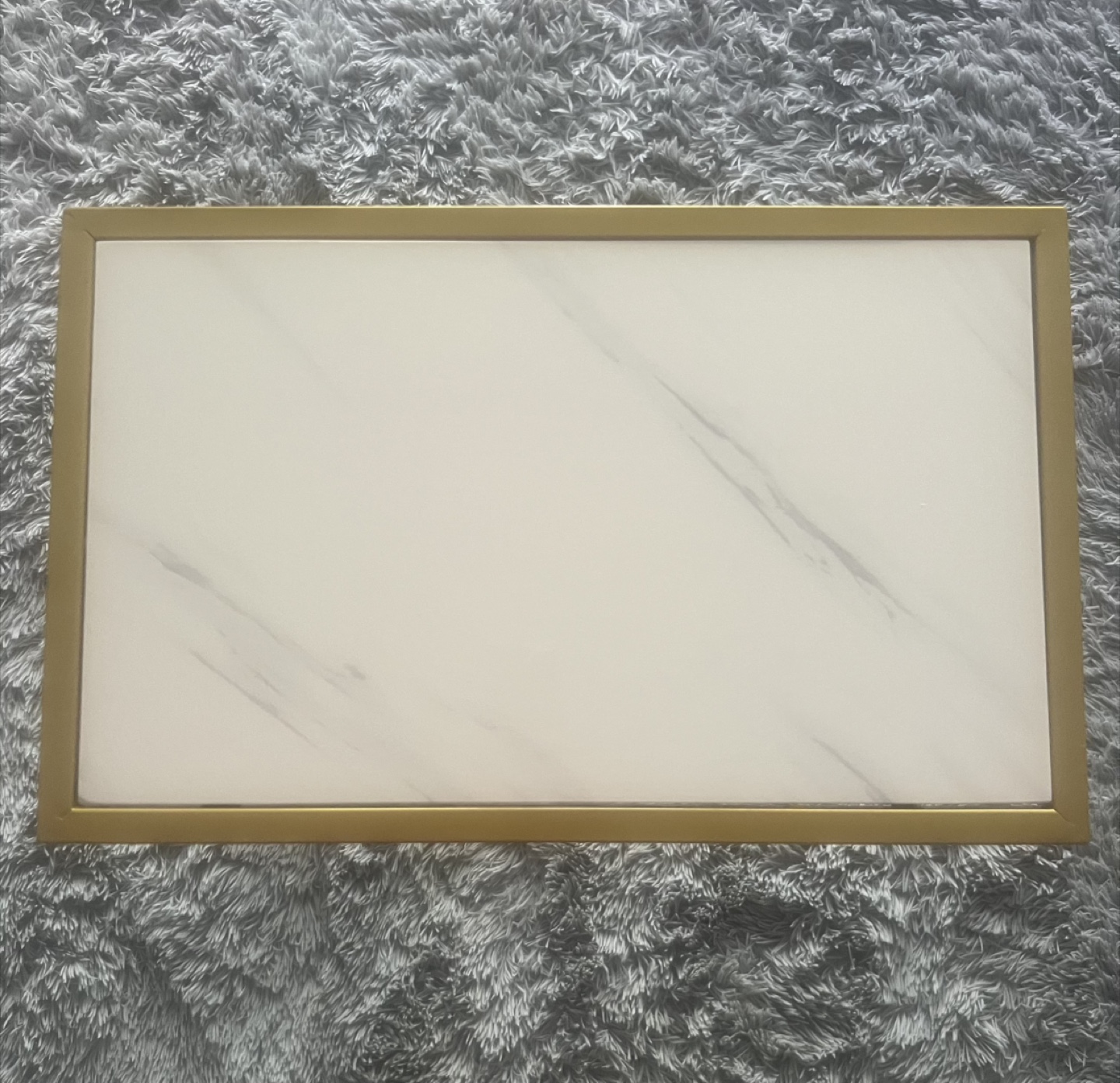Gold & Marble Accent Table - photo 2