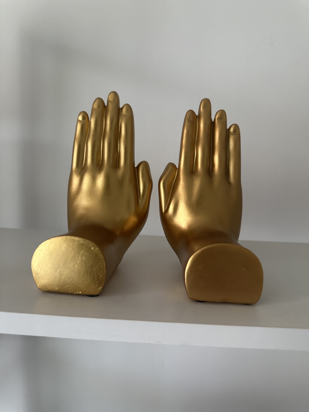 Gold Hand Bookends - photo 2