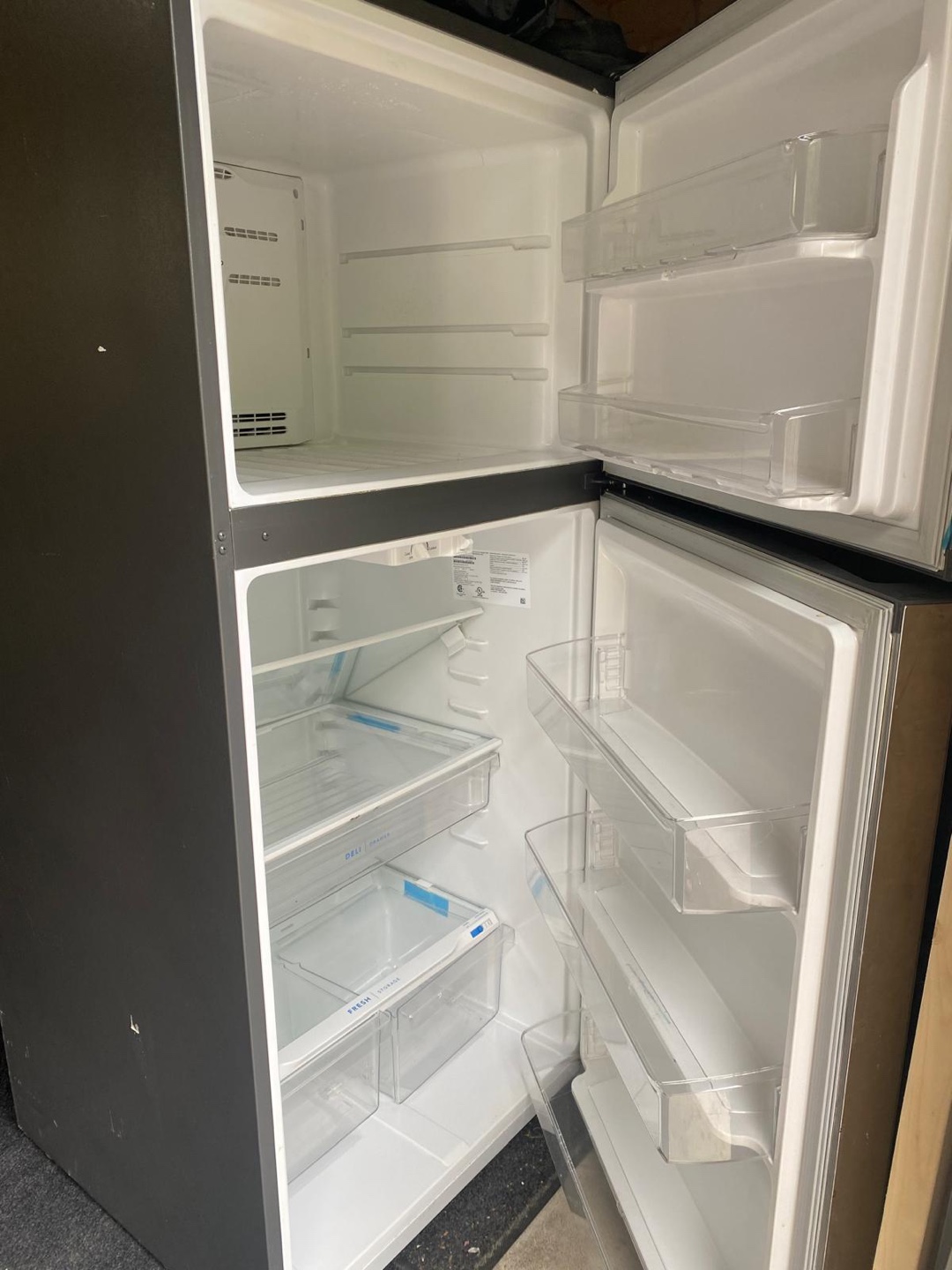 Frigidaire Top Freezer Refrigerator - Gently Used - photo 3