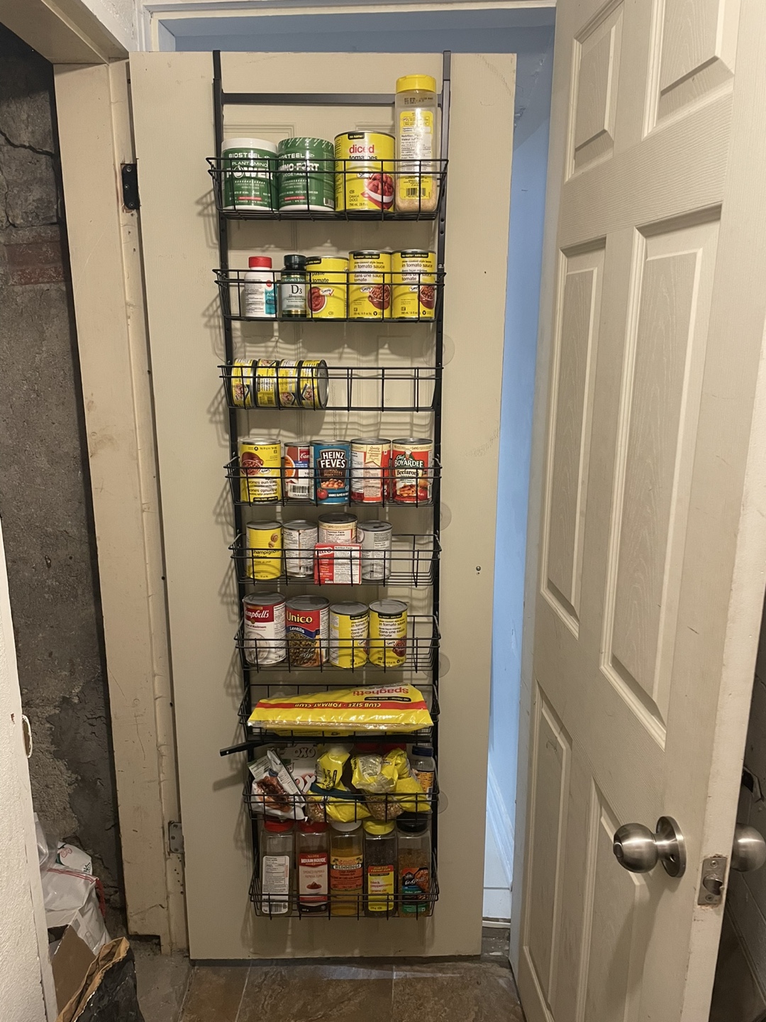 Over-the-Door Pantry Organizer Rack