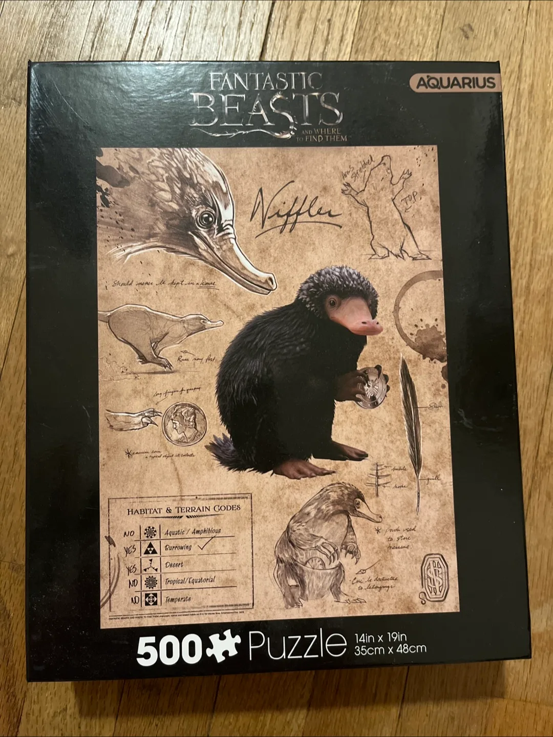 Fantastic Beasts Niffler 500-Piece Puzzle - Aquarius