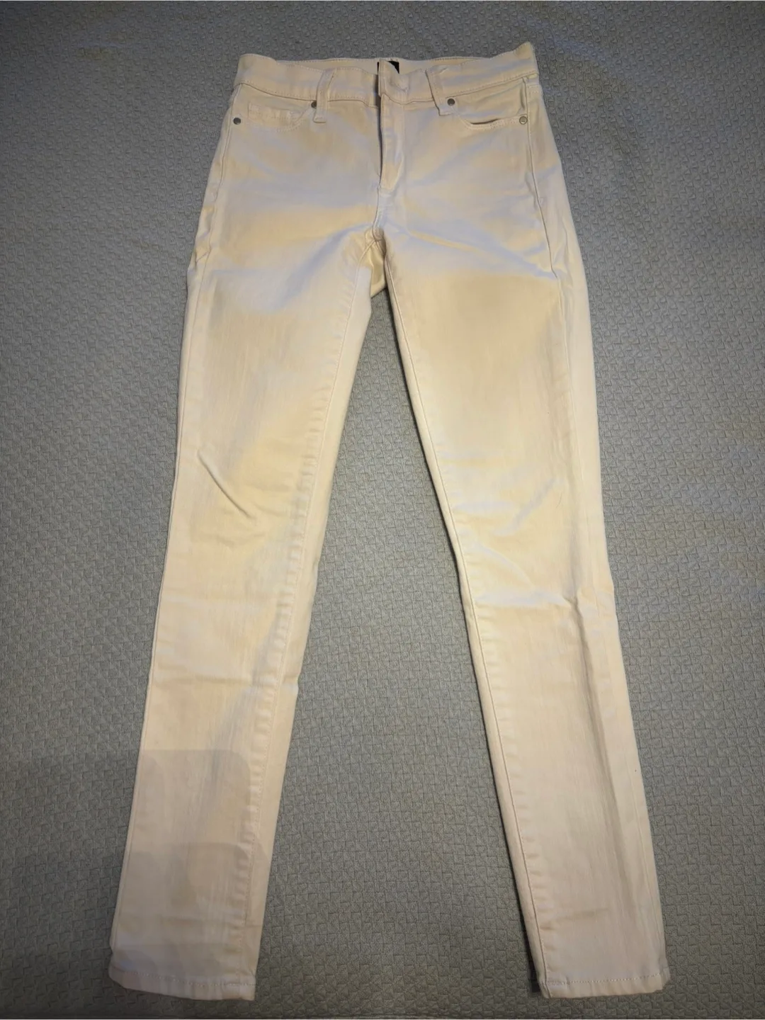 Gap High Rise White Denim Jeans - Size 24 thumbnail