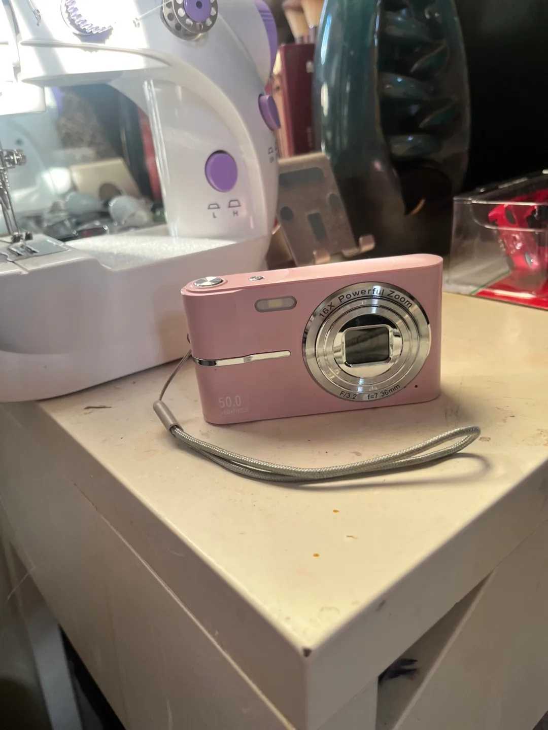Pink Digital Camera with 16x Zoom thumbnail