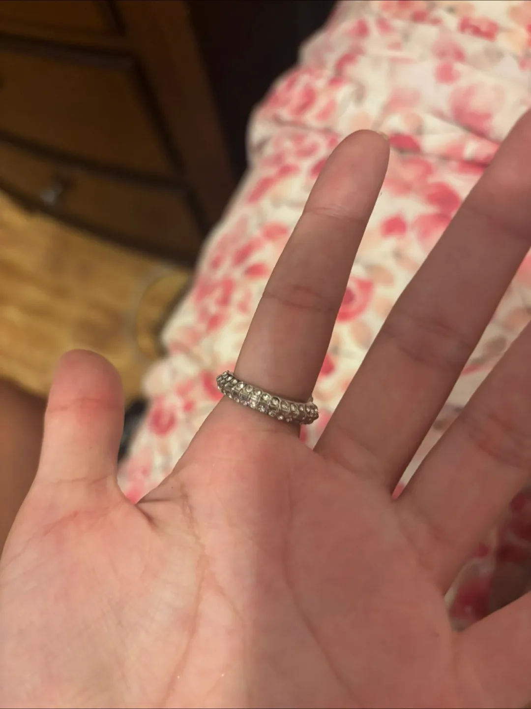 Rhinestone Embellished Ring image indicator(2)