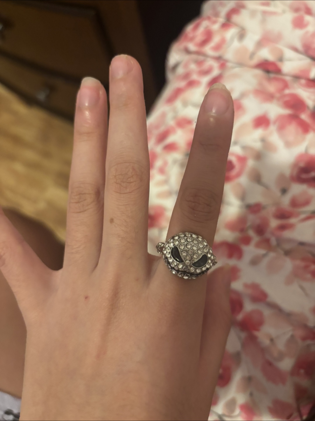 Rhinestone Embellished Ring