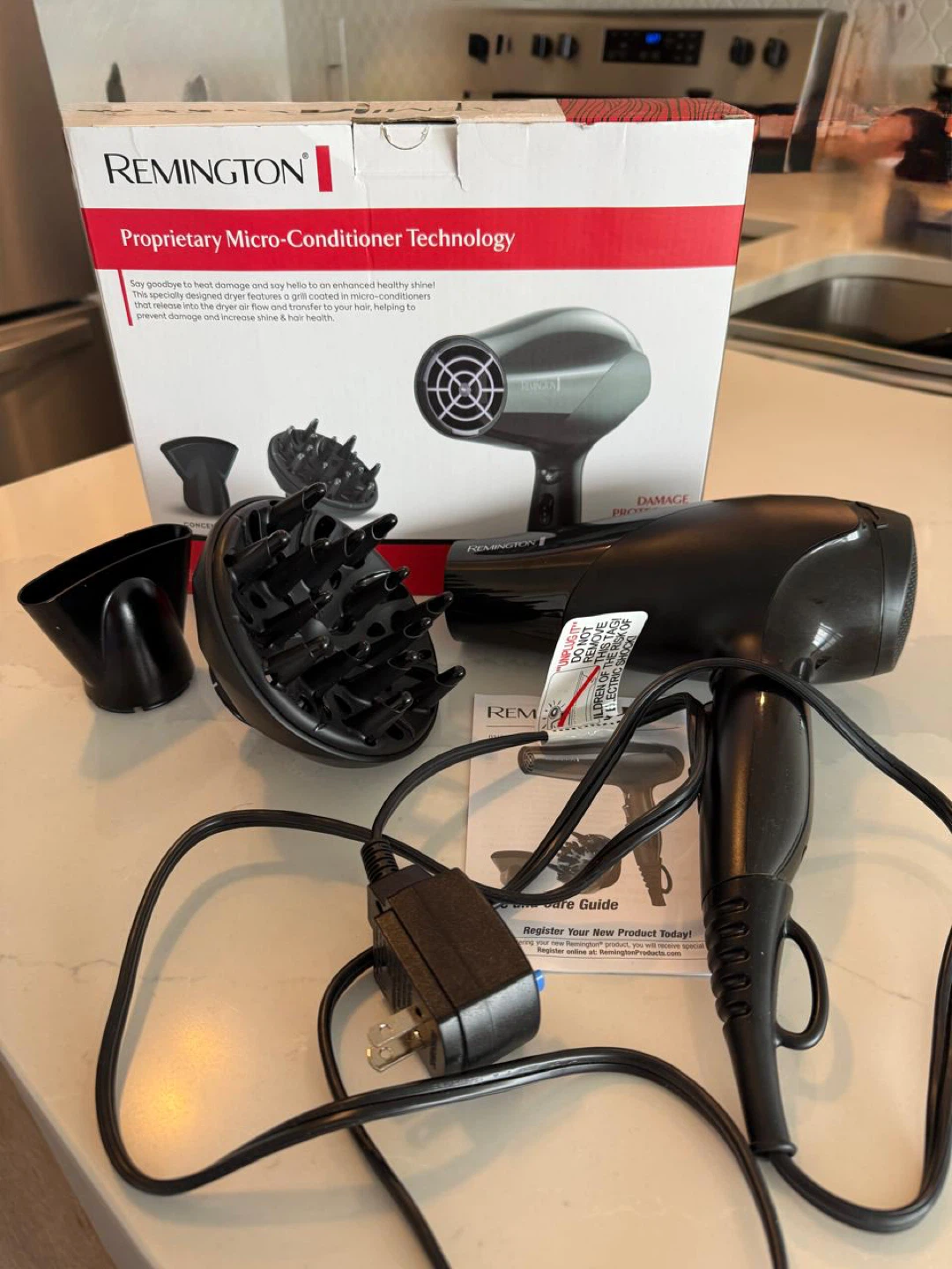 Remington Damage Protection Hair Dryer - Like New!