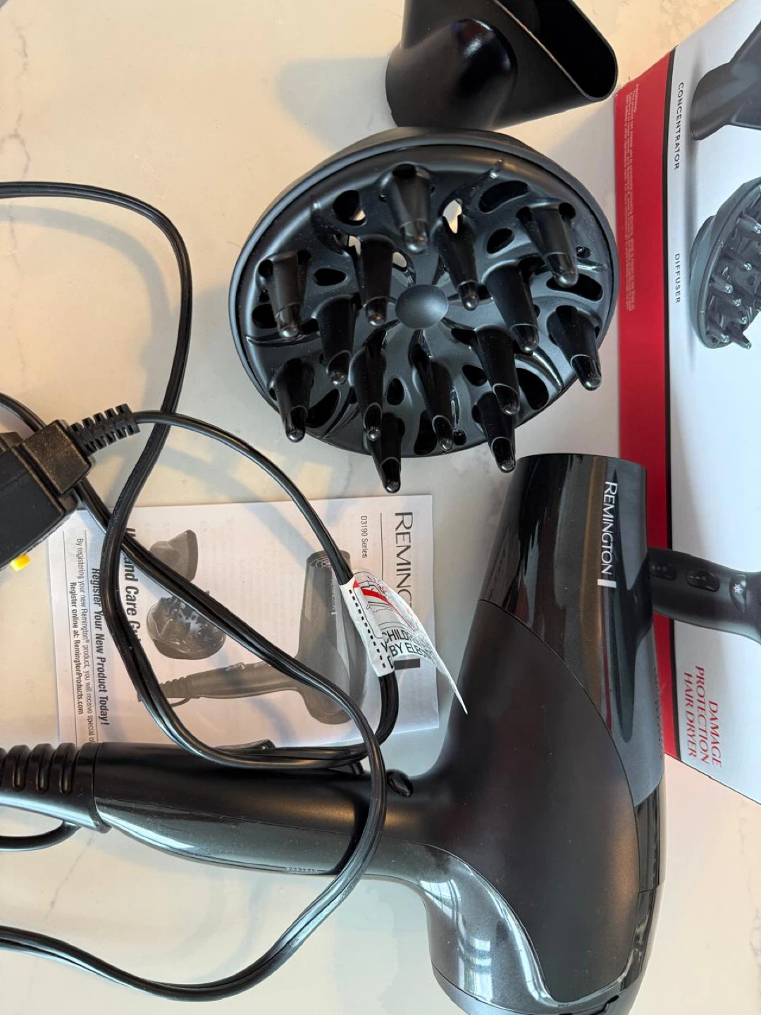 Remington Damage Protection Hair Dryer - Like New! - photo 2
