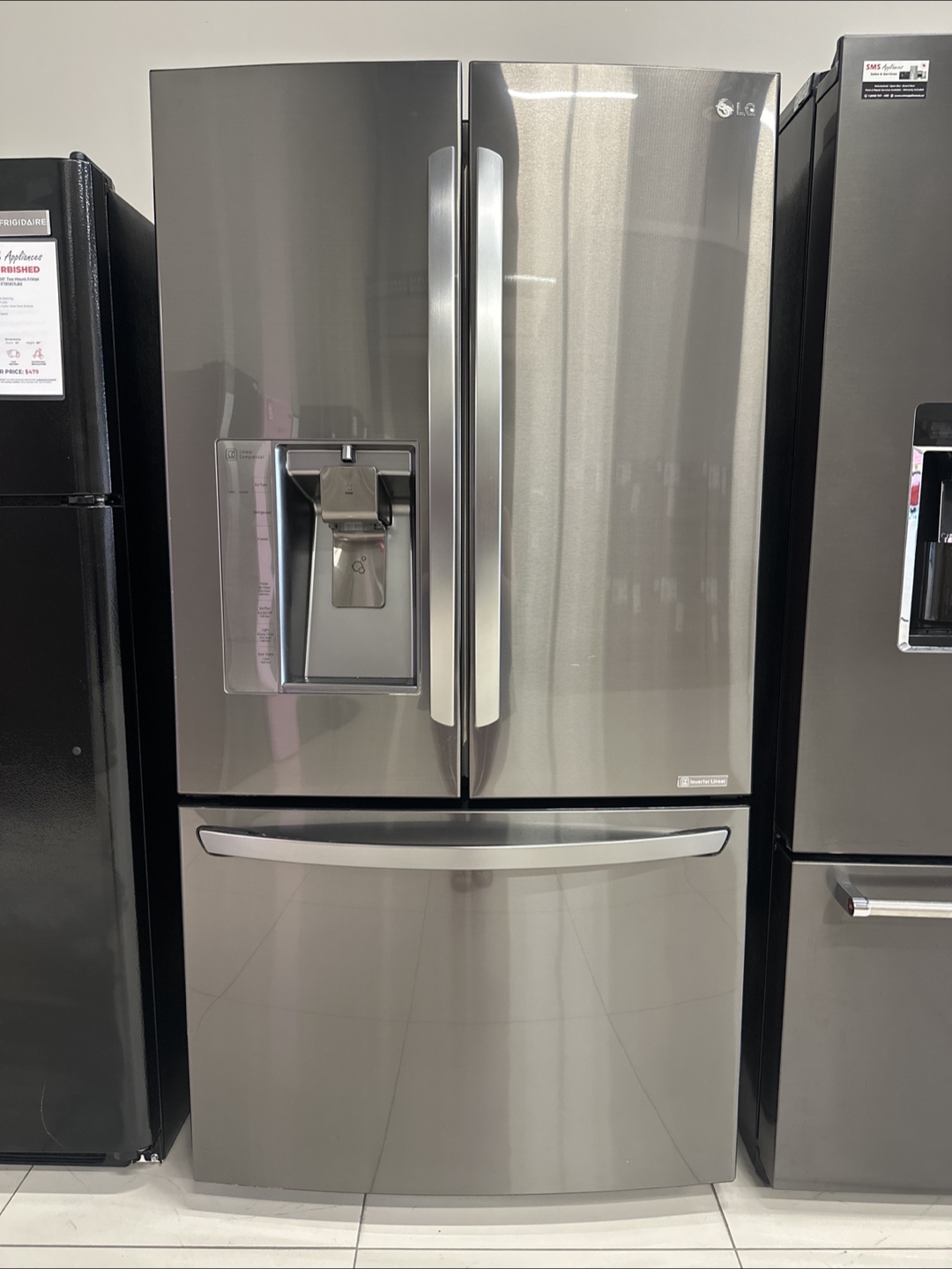 LG 36 inches French Door Fridge (has warranty)