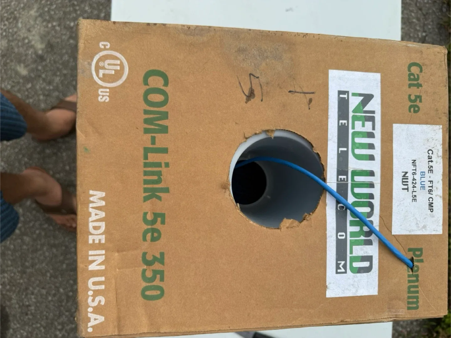 New World Telecom COM-Link 5e 350 Cable 496 meter length thumbnail