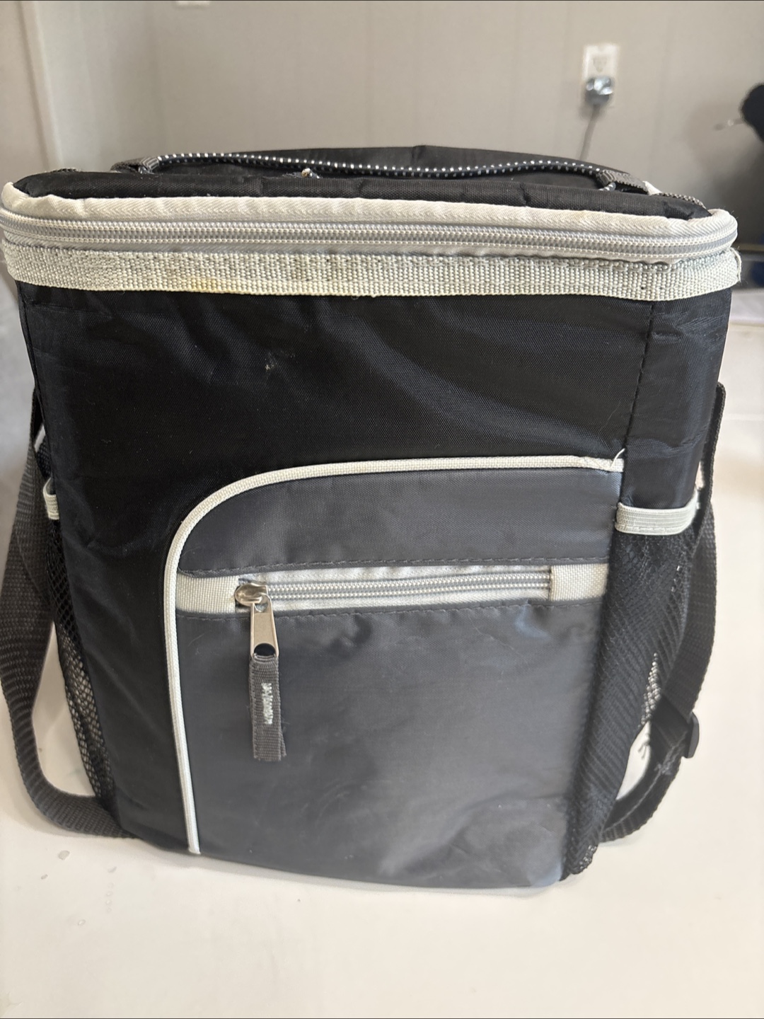 Black cooler bag