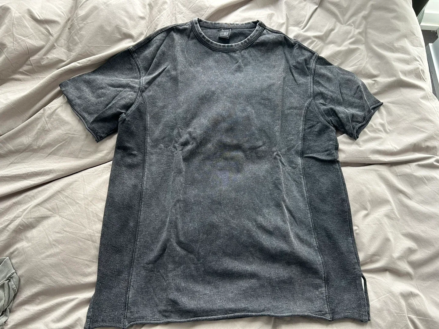 Bershka Grey T-Shirt - Size XS thumbnail