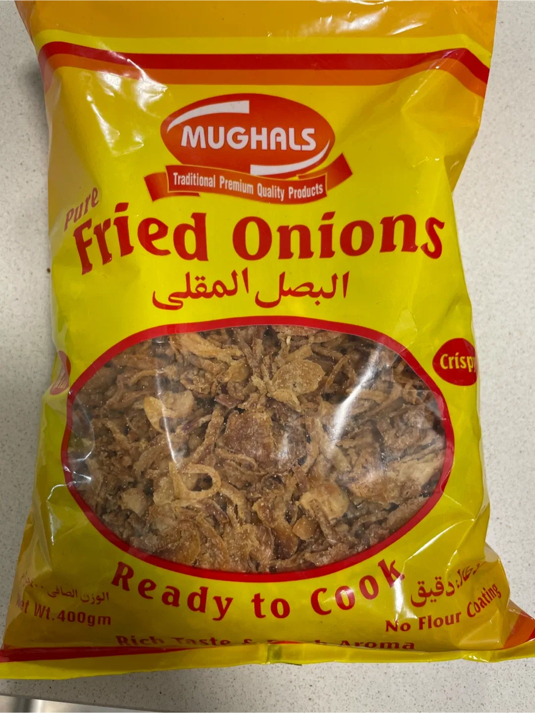 Mughals Fried Onions 400g - Ready to Cook thumbnail