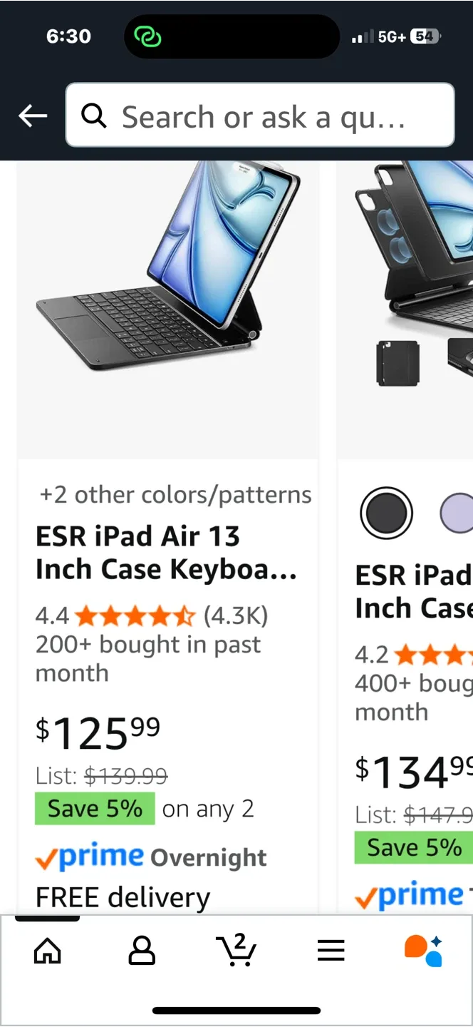 ESR Rebound Magnetic Keyboard for iPad Air 13"/Pro 12.9” thumbnail