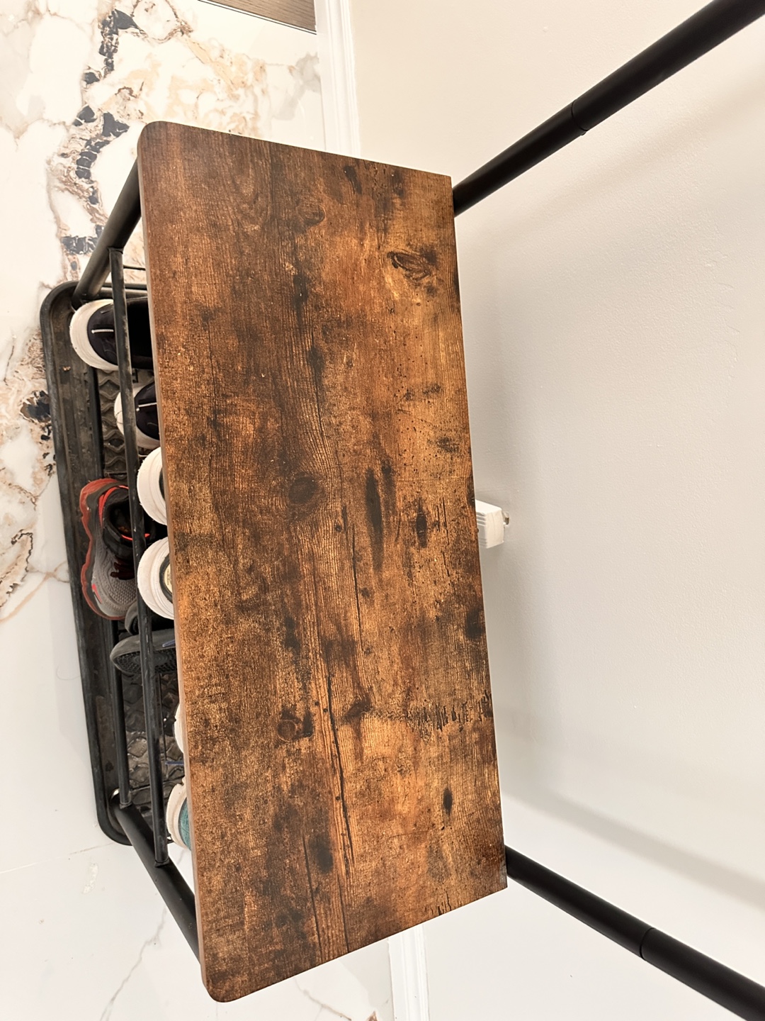 Coat Rack with Shoe Storage Bench - photo 4