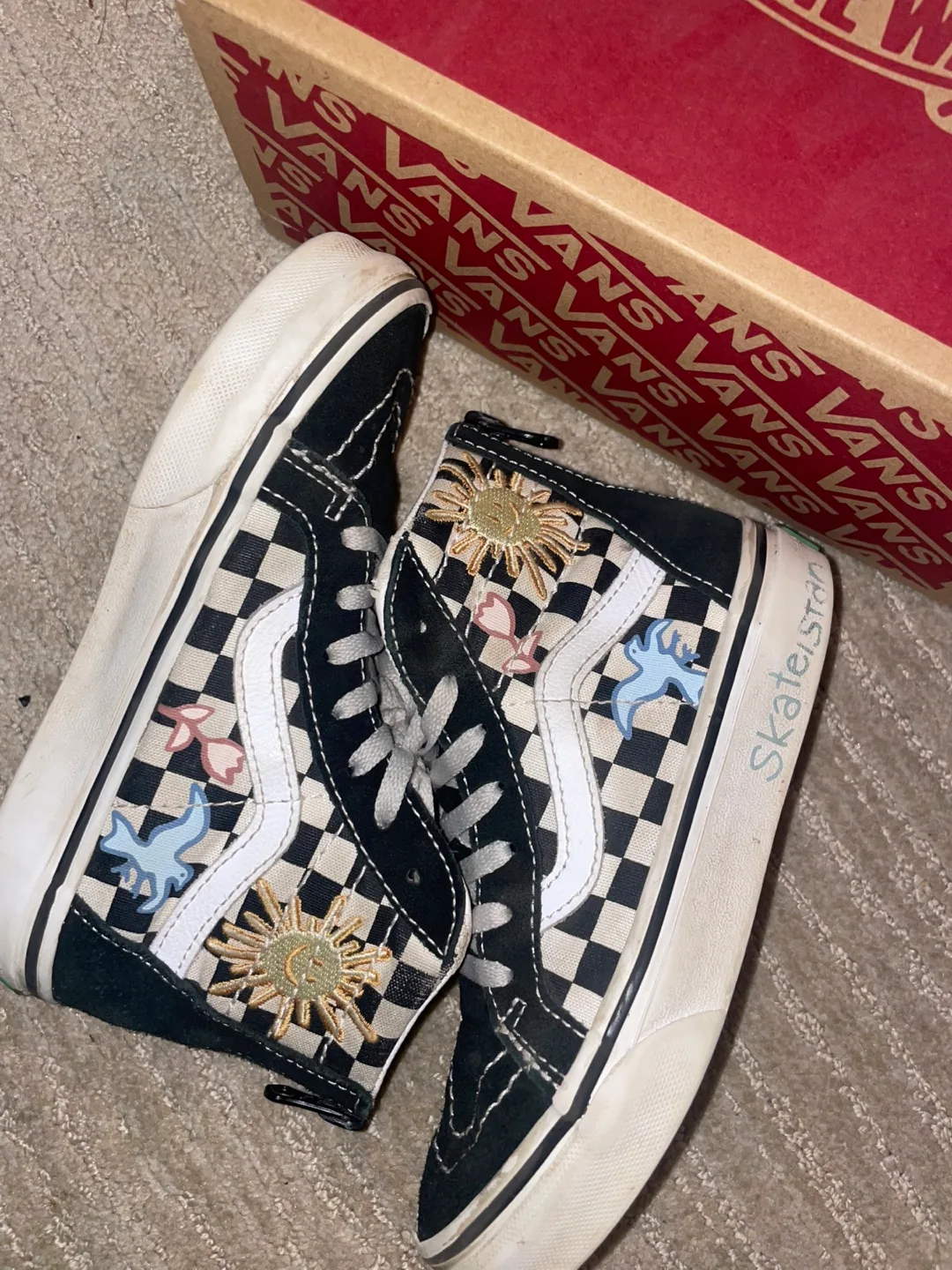 Vans Floral Embroidered High-Tops thumbnail
