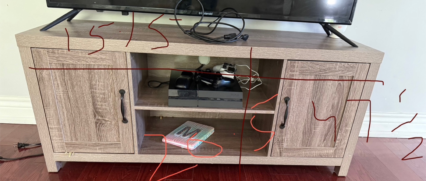Wood TV Stand/Entertainment Unit - photo 2