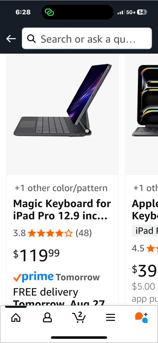 Magic Keyboard for iPad Pro 12.9"/Air 13" Black thumbnail