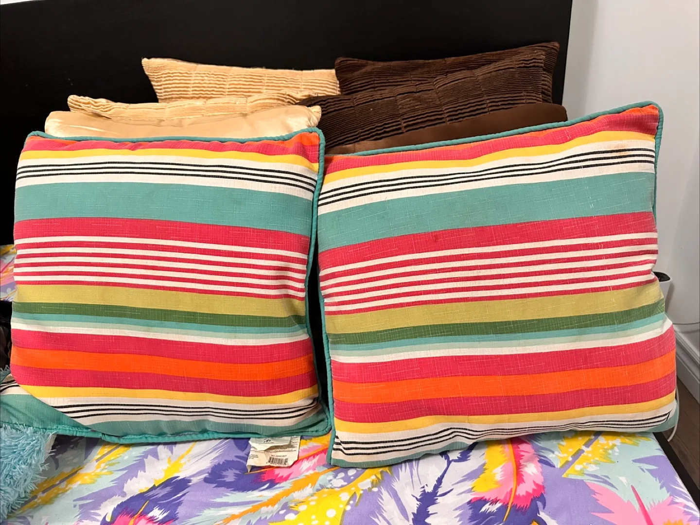 Assorted Decorative Throw Pillows - Set of 6 image indicator(4)