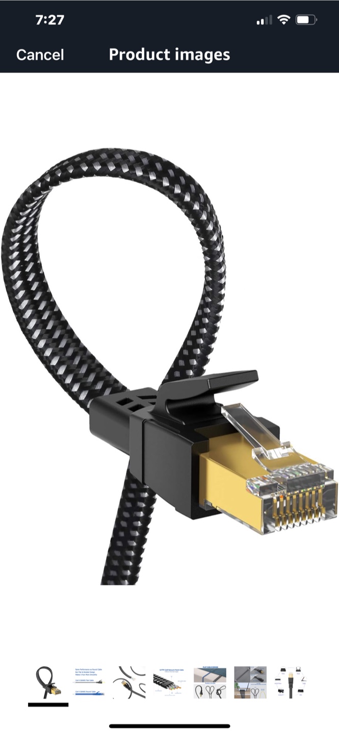 Cat 8 Ethernet Cable 25FT (7.62 Meters) - photo 3