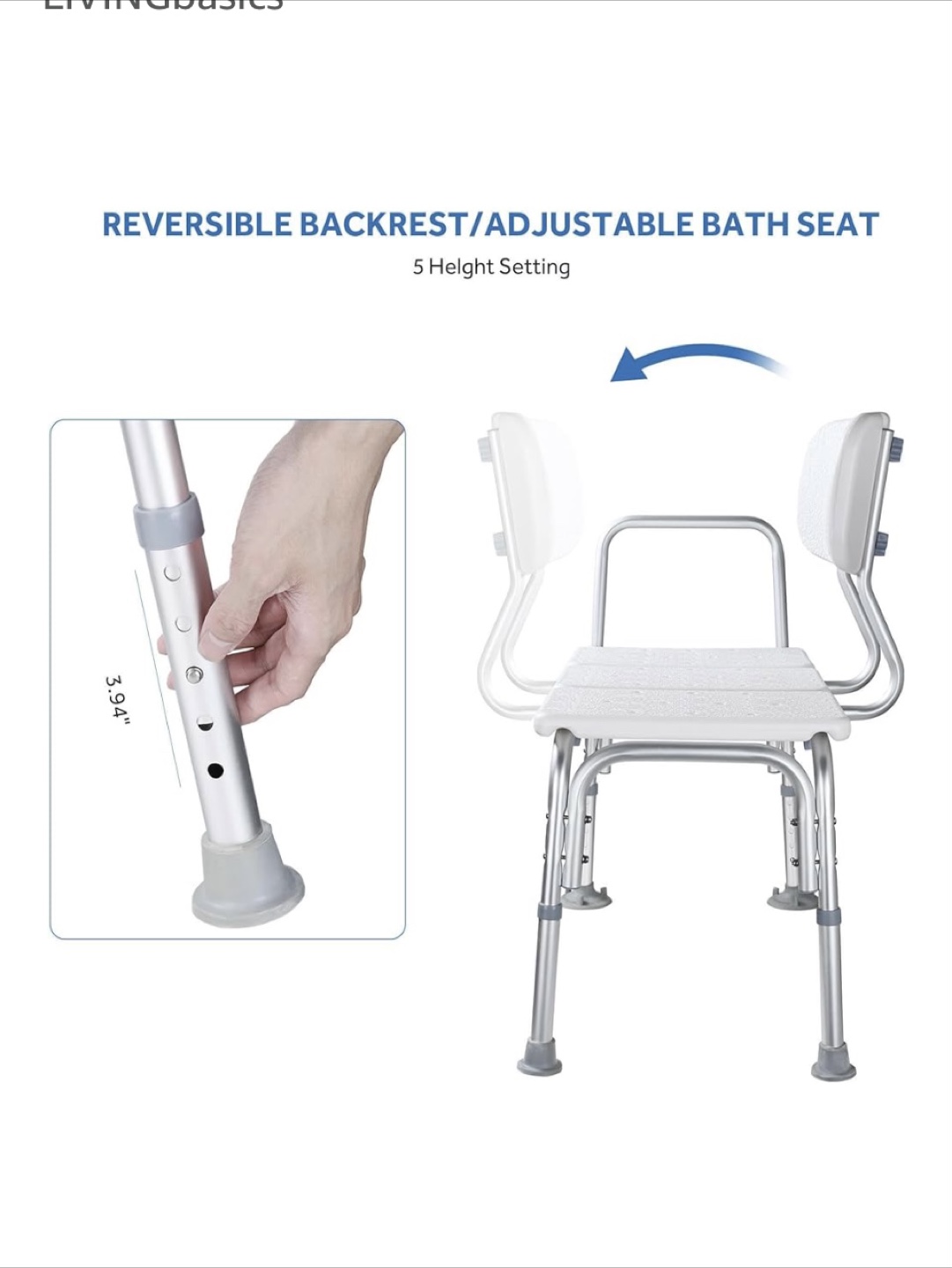 Bath Transfer Bench - Brand New in Box - photo 5