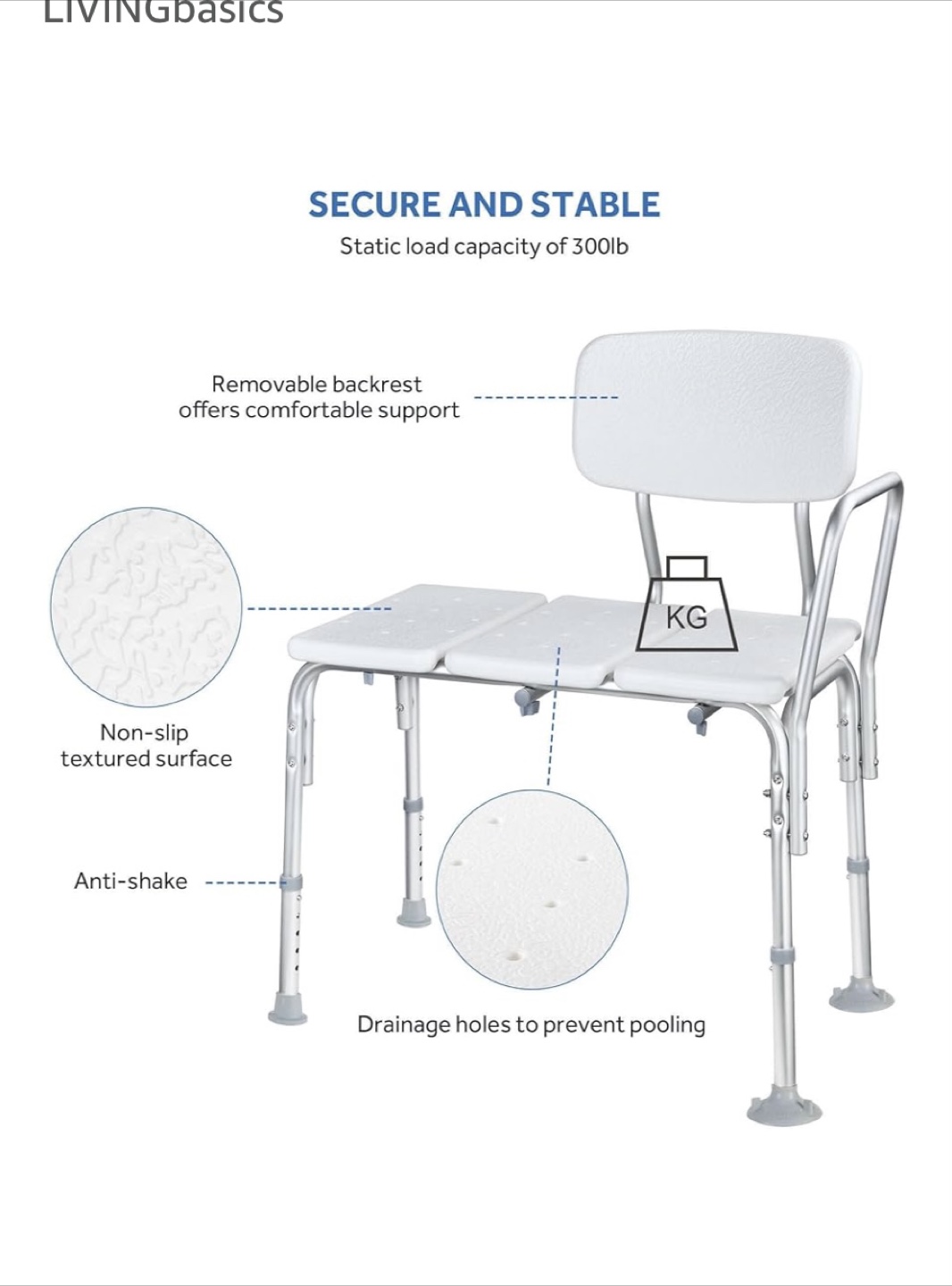 Bath Transfer Bench - Brand New in Box - photo 4