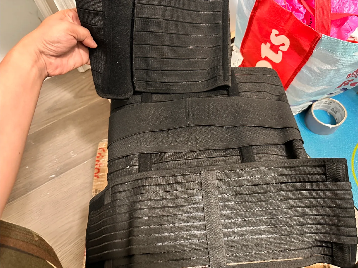 Black Postpartum Belly Band - Size L image indicator(4)