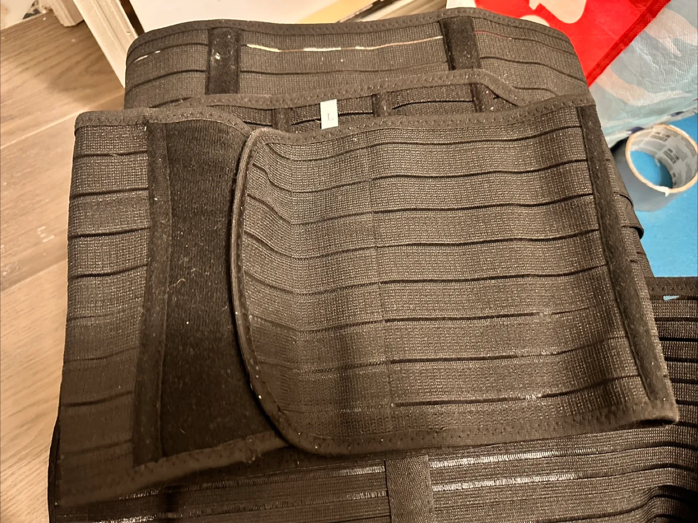 Black Postpartum Belly Band - Size L image indicator(3)