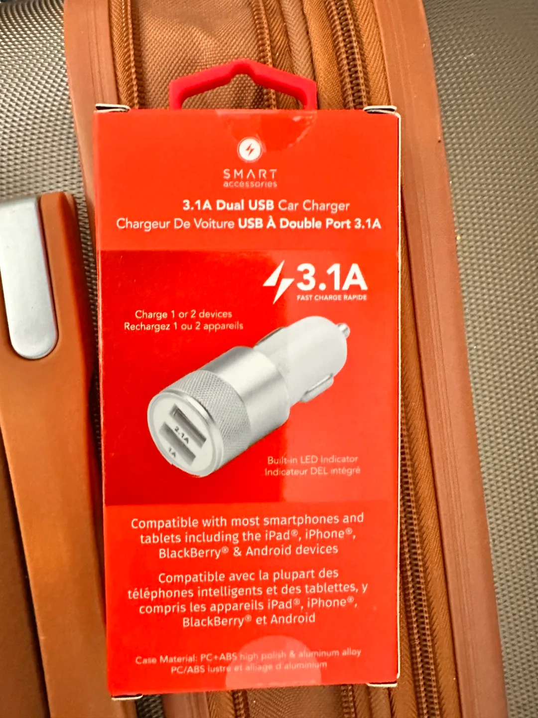 SMART Accessories 3.1A Dual USB Car Charger - New thumbnail