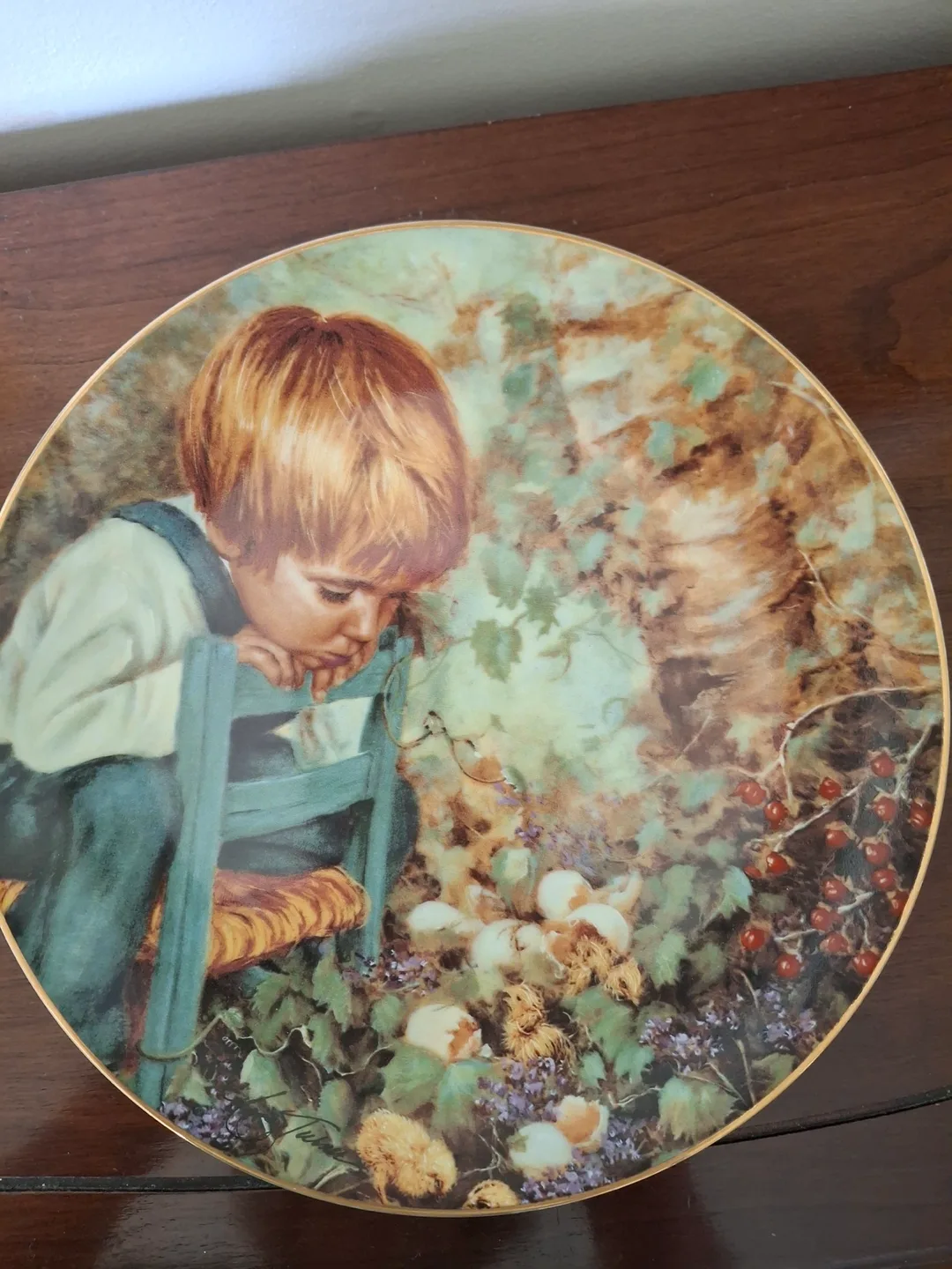 “Michael's Miracle” plate by The Stratford Collection thumbnail