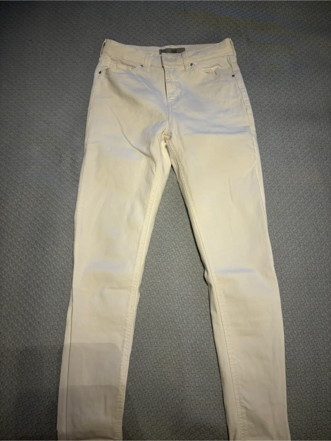 Topshop Jeans Jamie High Rise - White thumbnail