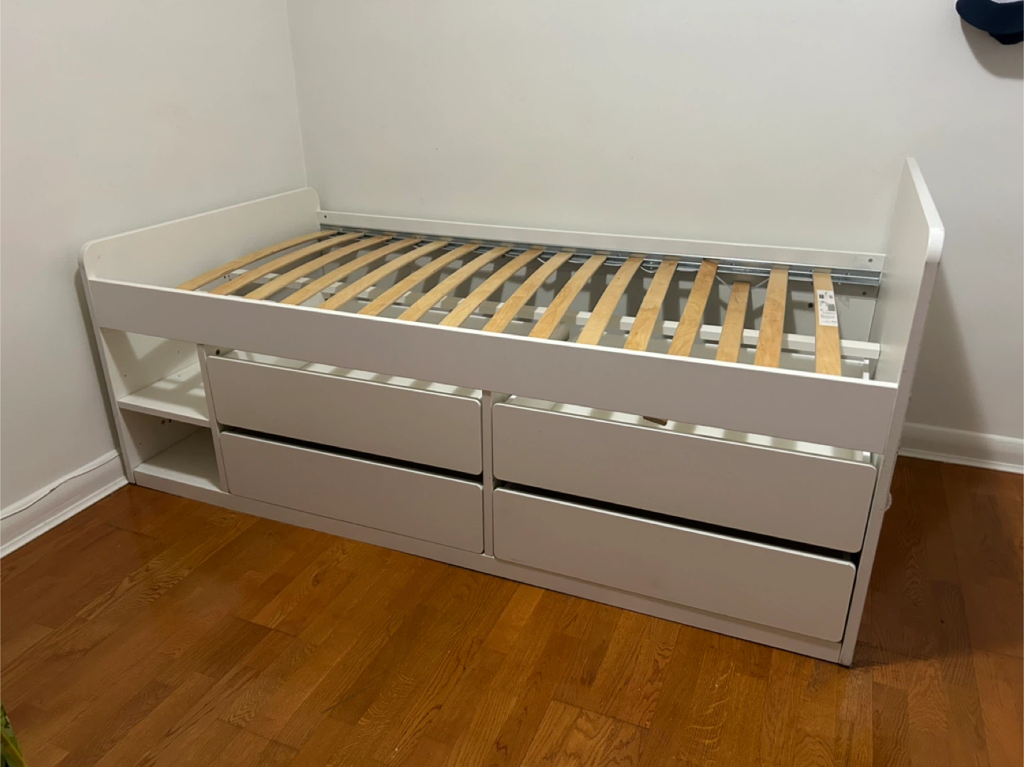 IKEA twin bed with storage