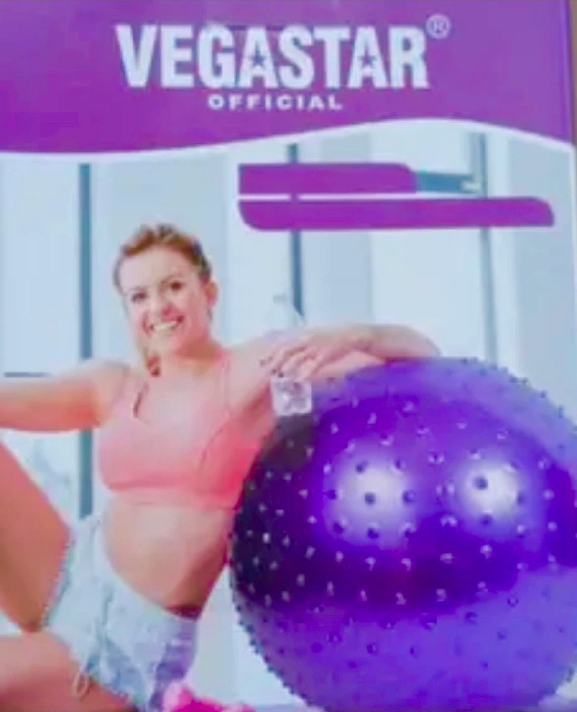 Vegastar Purple Exercise Ball - photo 2