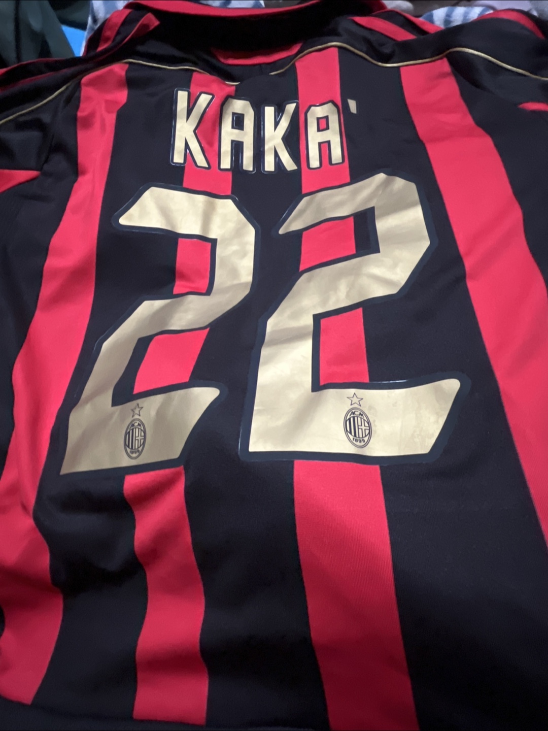 Adidas AC Milan KAKA #22 Soccer Jersey size medium - photo 2