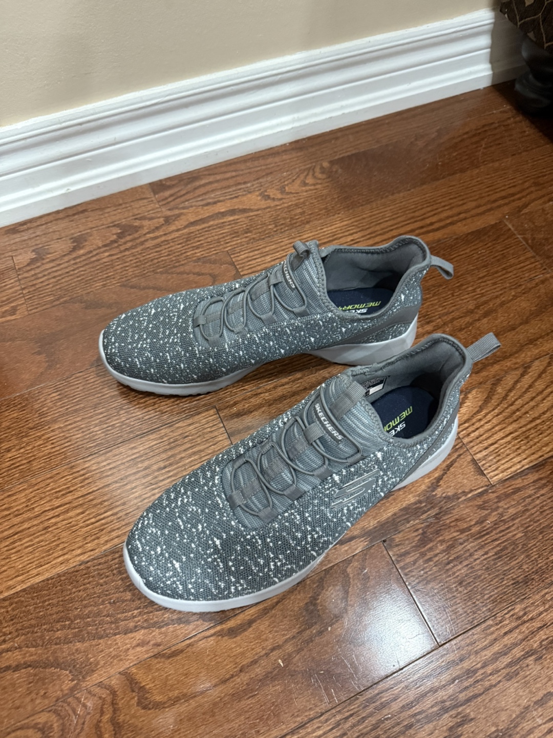 Skechers Women’s Gray Memory Foam Shoes, Size 9