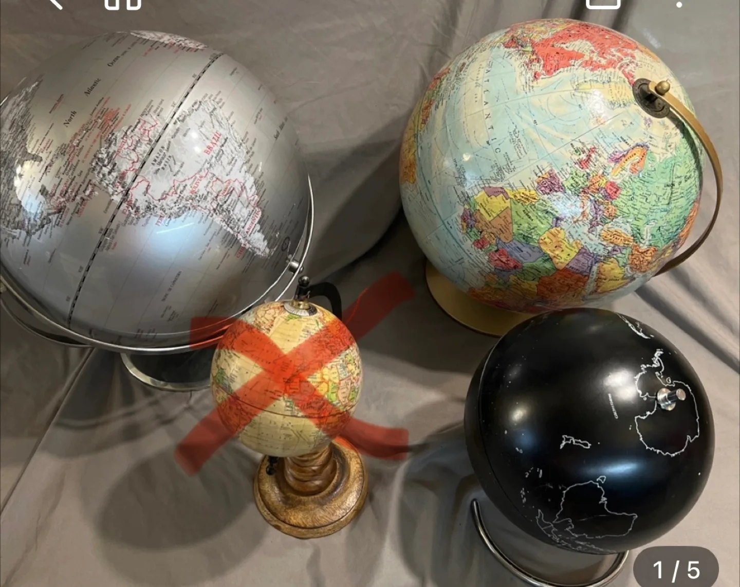 4  globe added What in the World ? Globes Collection thumbnail