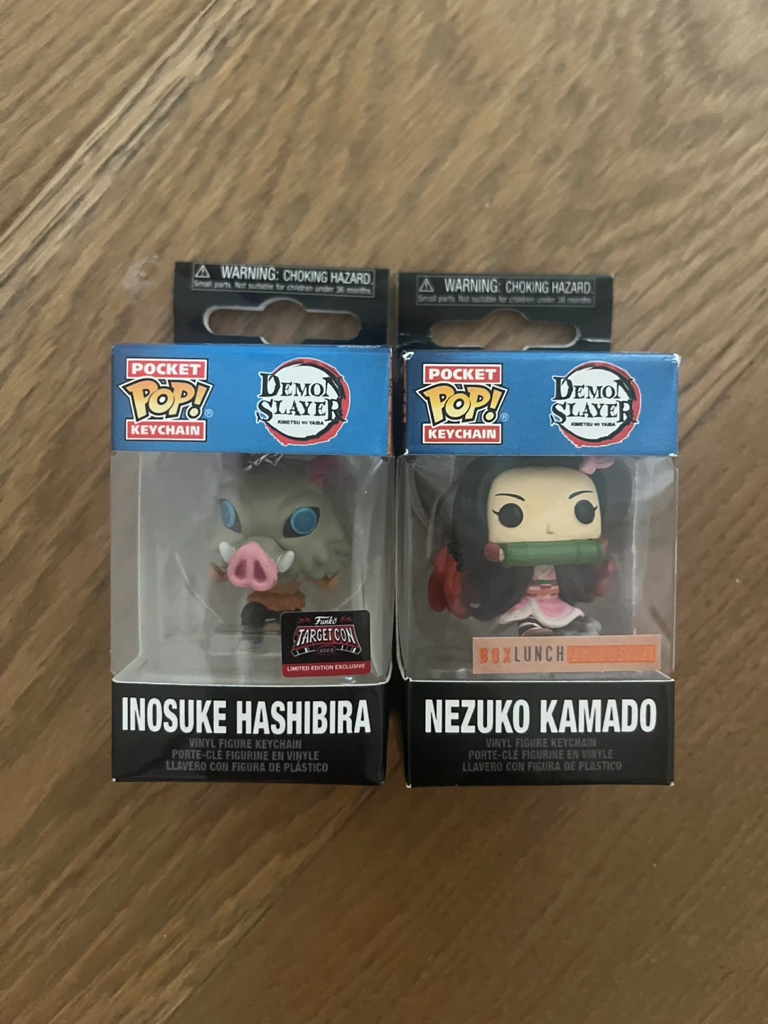 Funko Pocket POP! Demon Slayer Keychains - Inosuke & Nezuko | Karrot