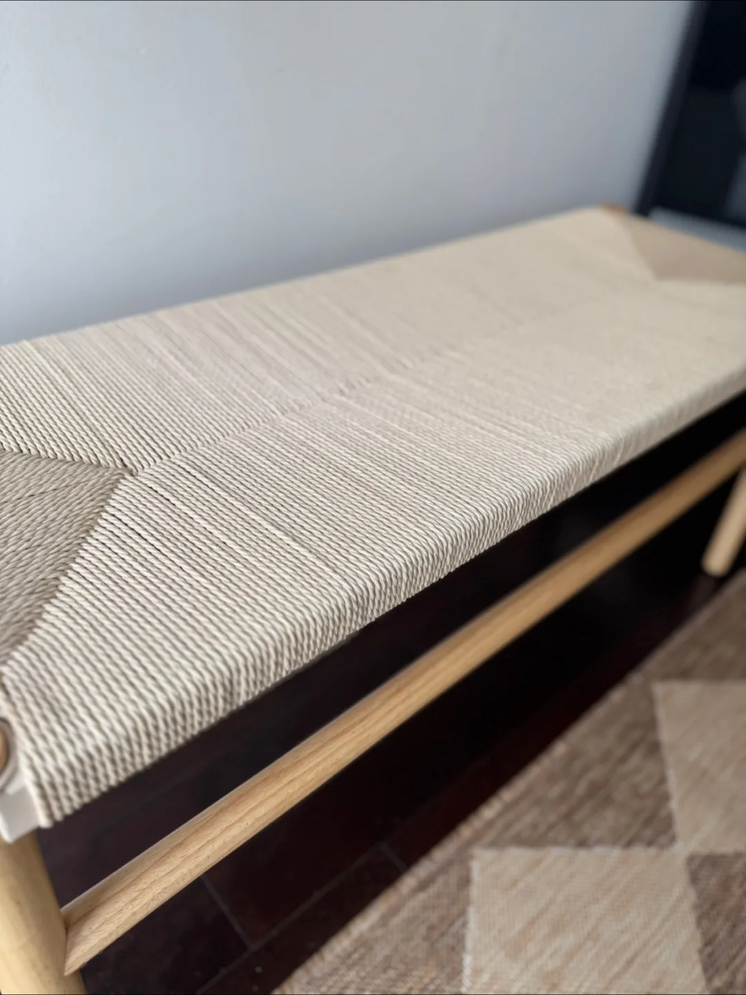 Woven Bench - Wood Frame image indicator(2)