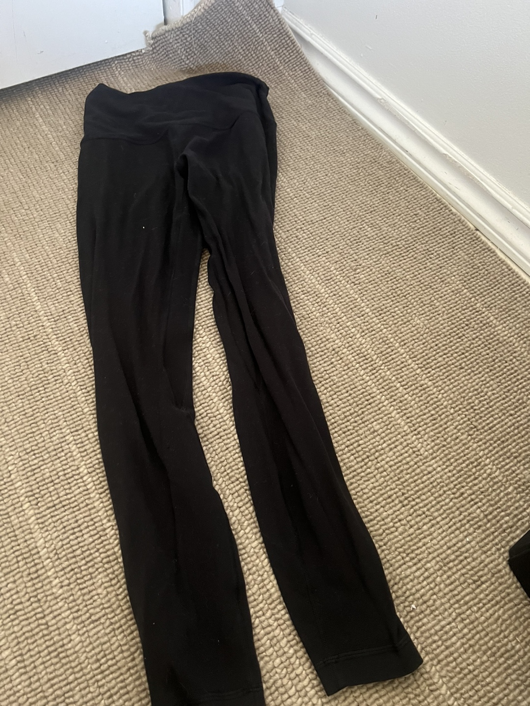 Lululemon Black Flare Yoga Pants