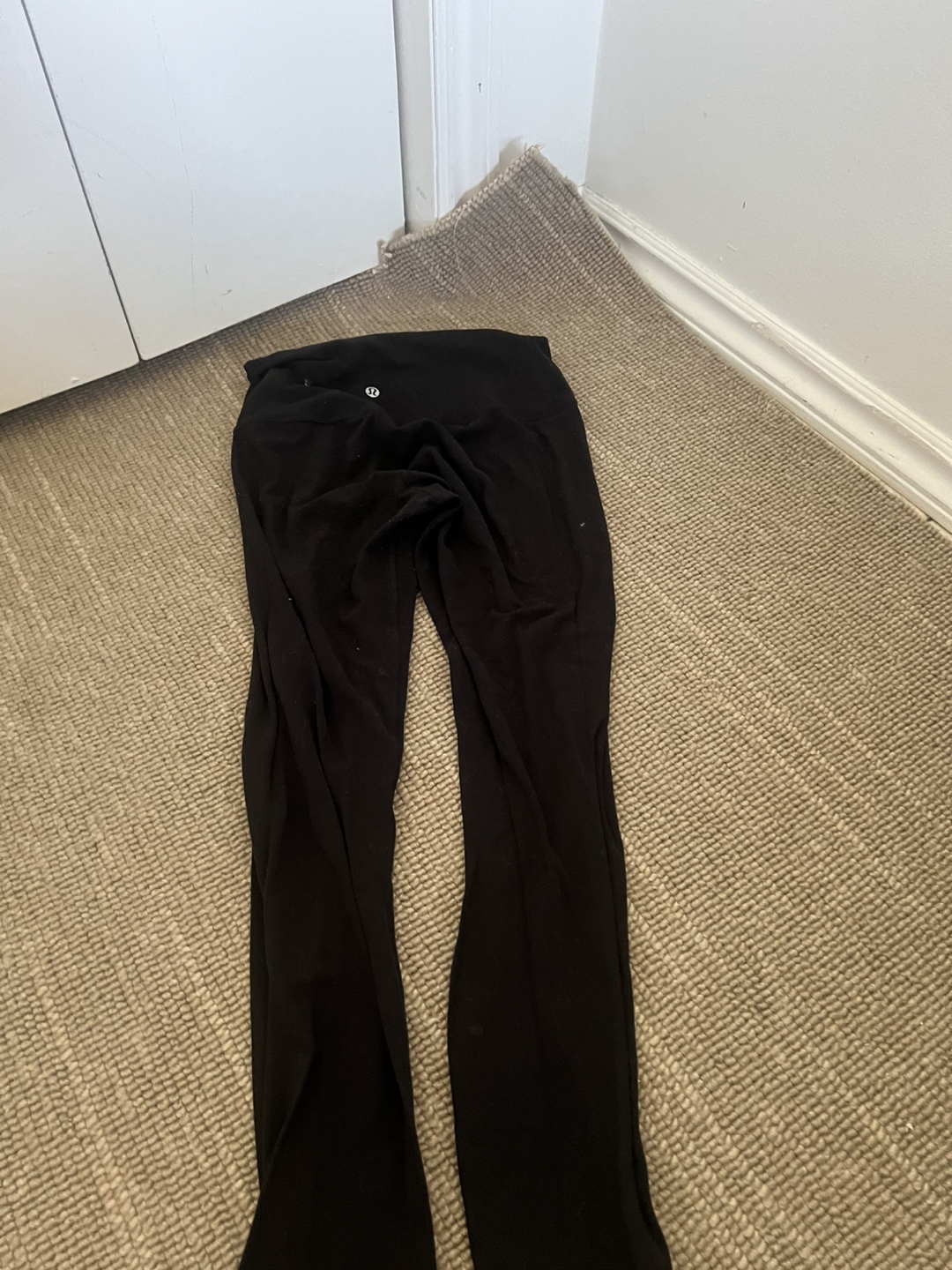Lululemon Black Flare Yoga Pants - photo 2