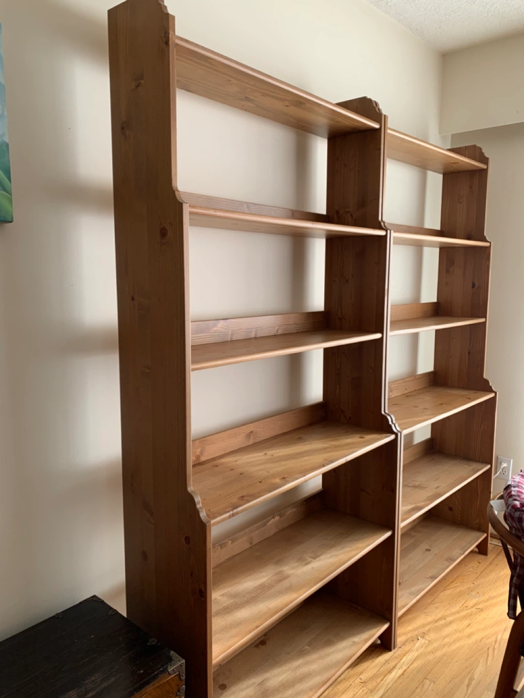 Wooden Bookcase Shelving Unit