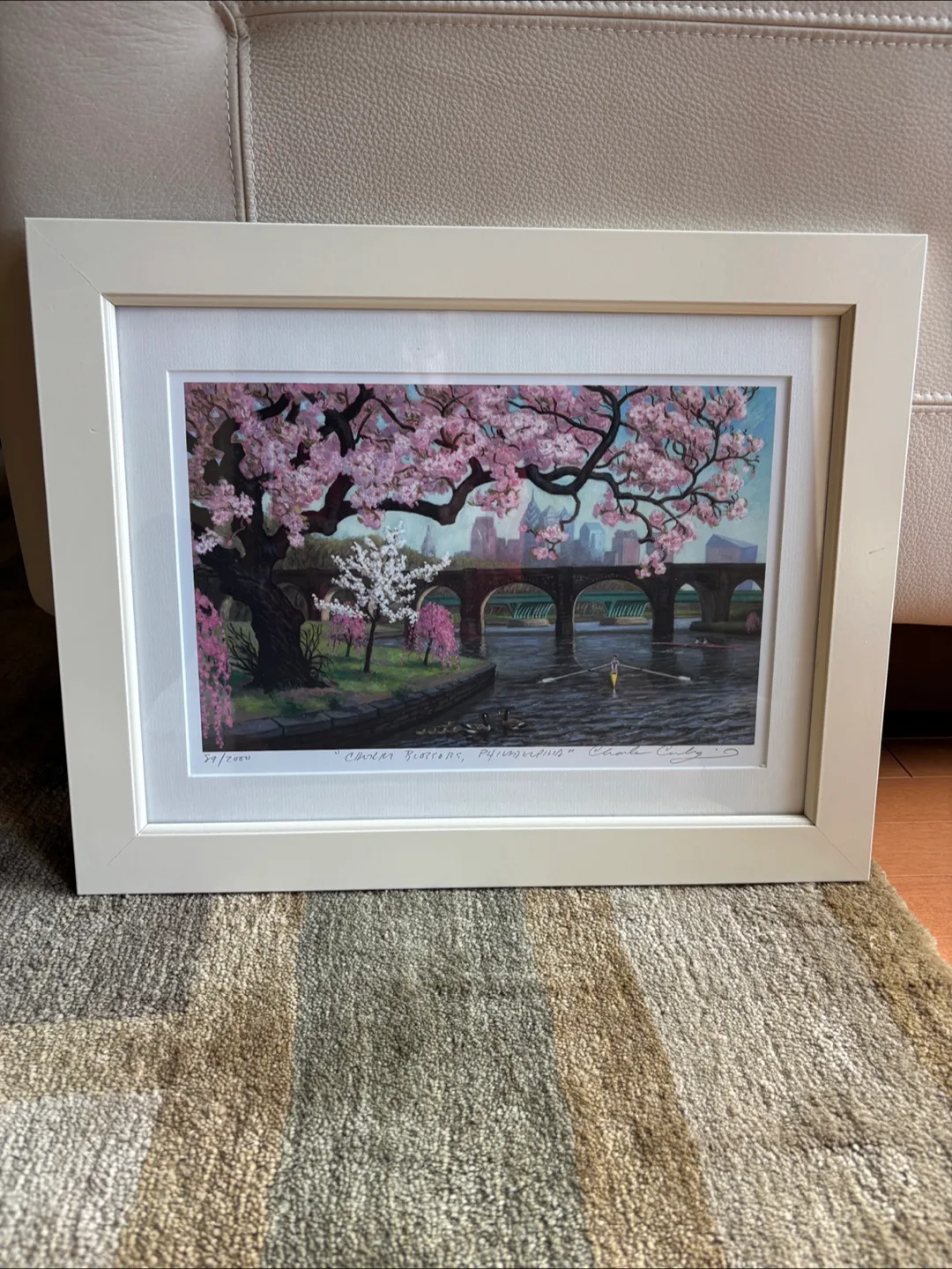Framed Art Print - "Cherry Blossoms, Philadelphia" thumbnail