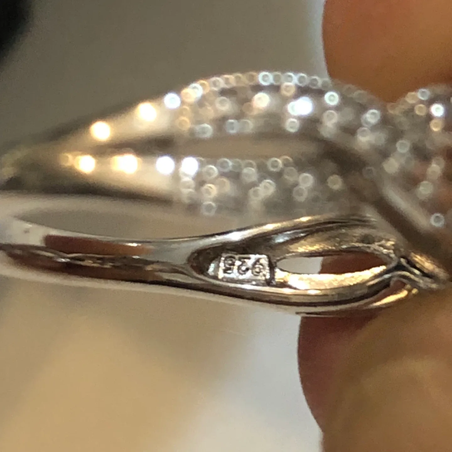 Diamonds Sterling Silver Ring 925 image indicator(2)