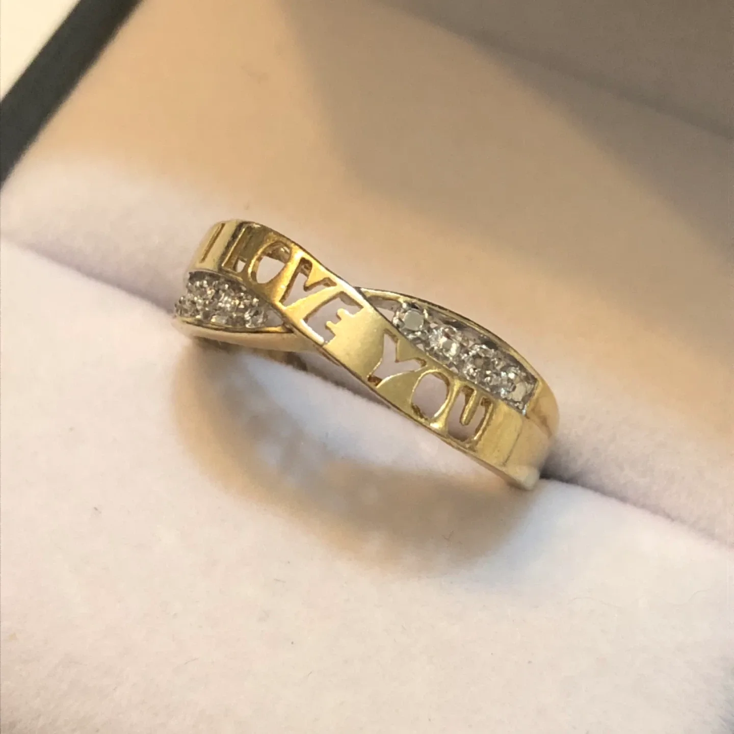 10k Gold 'I Love You' Ring image indicator(2)