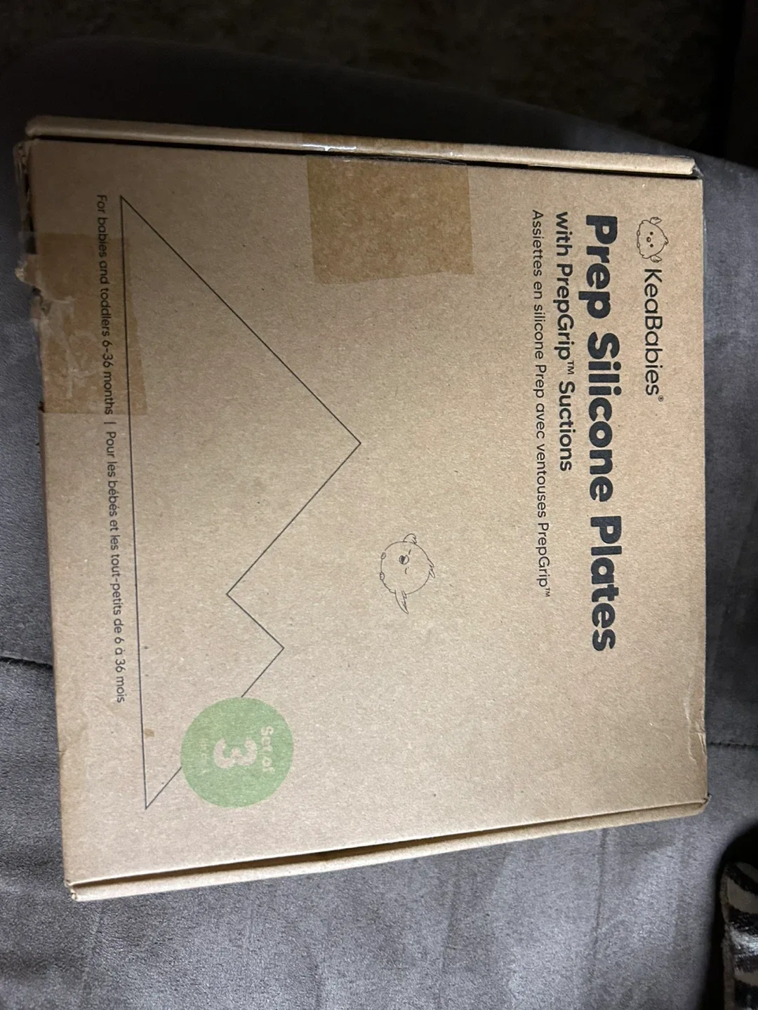 Open box new ! KeaBabies Silicone Suction Plates , New in Box! image indicator(3)