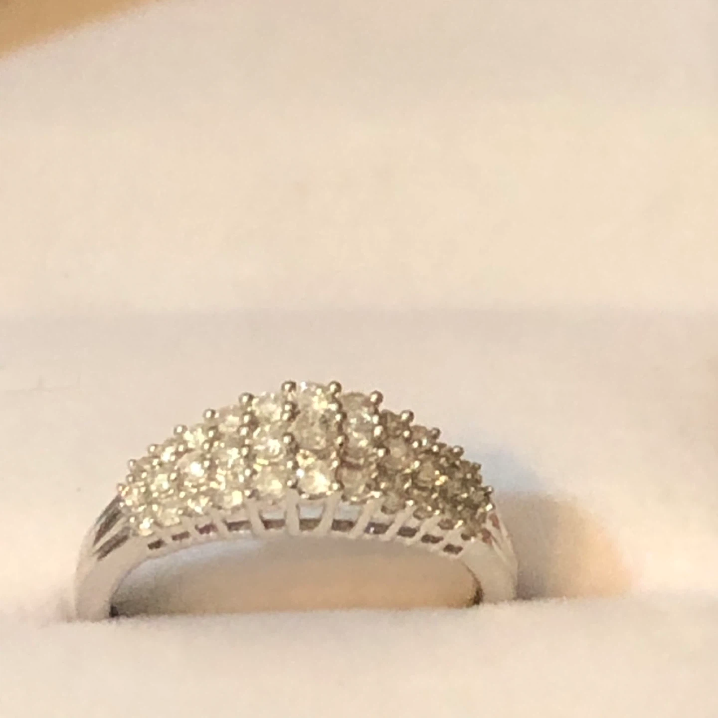 925 Sterling Silver Diamond Ring - photo 2